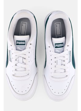 PUMA Kids Boy Lace Up Outdoor Shoes, White  - Image 3