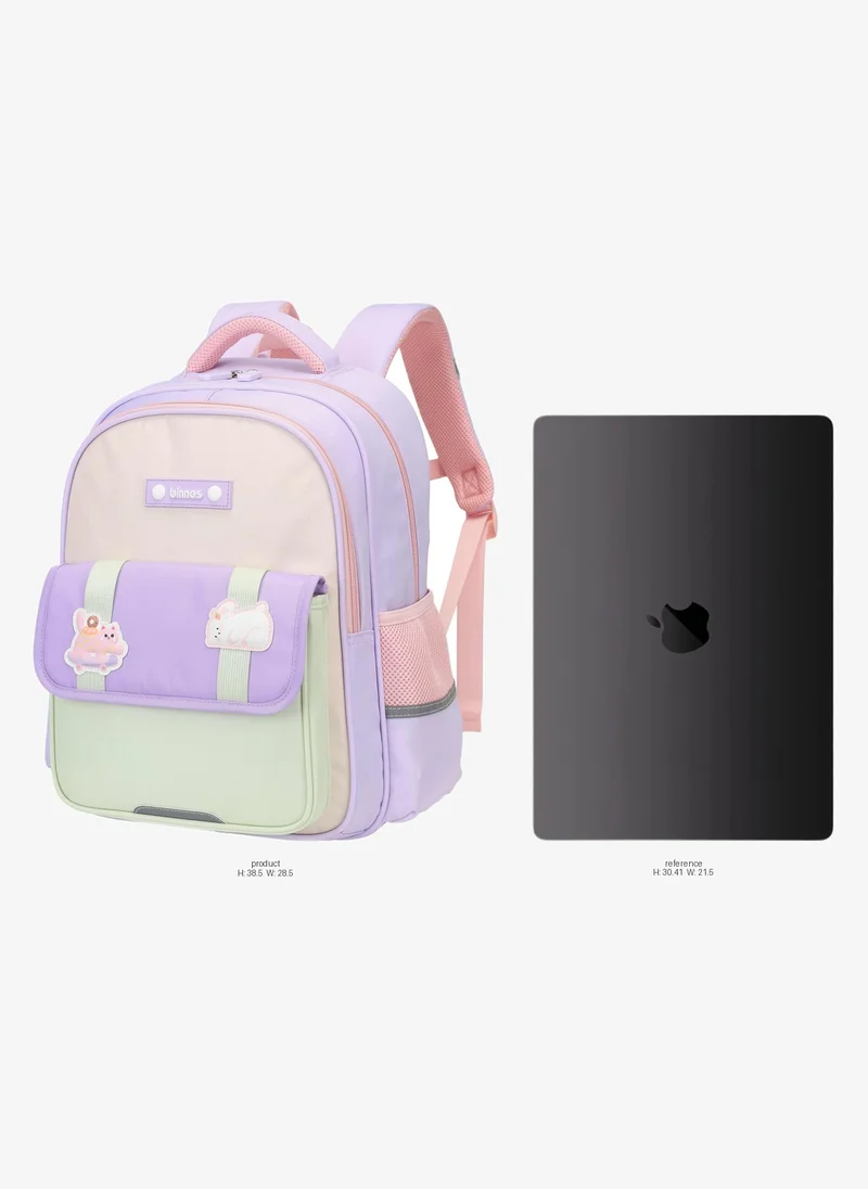 بينز Premium Kids Backpack Light Weight Water Resistant Multifunctional School Backpack for Girls and Boys, BNS6076, Purple