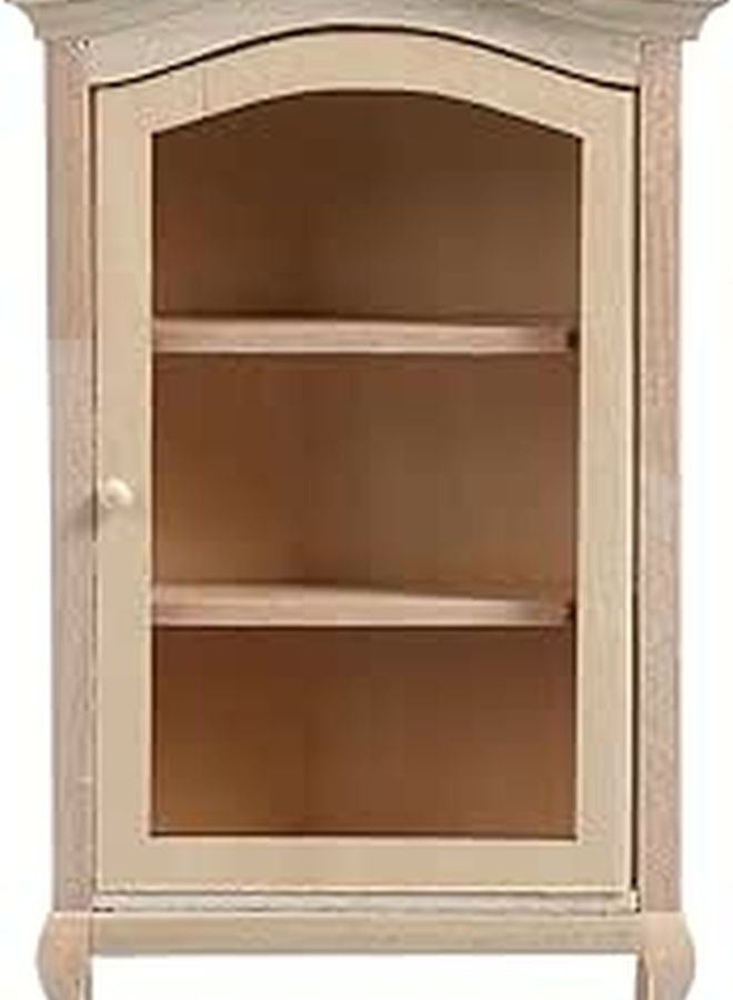 Miniature Wooden Display Cabinet For Dollhouse Furniture 12 Scale Bookshelf Model - Image 1