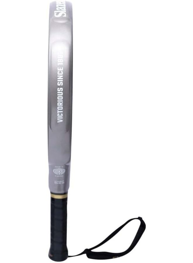 سلازنجر مضرب بادل سلازنجر SLZ لايت جرافيت دائري - لون سيلفر (فضي) | مضرب بادل خفيف الوزن وشكل دائري للتحكم والدقة | معدات بادل عالية الأداء - Image 3