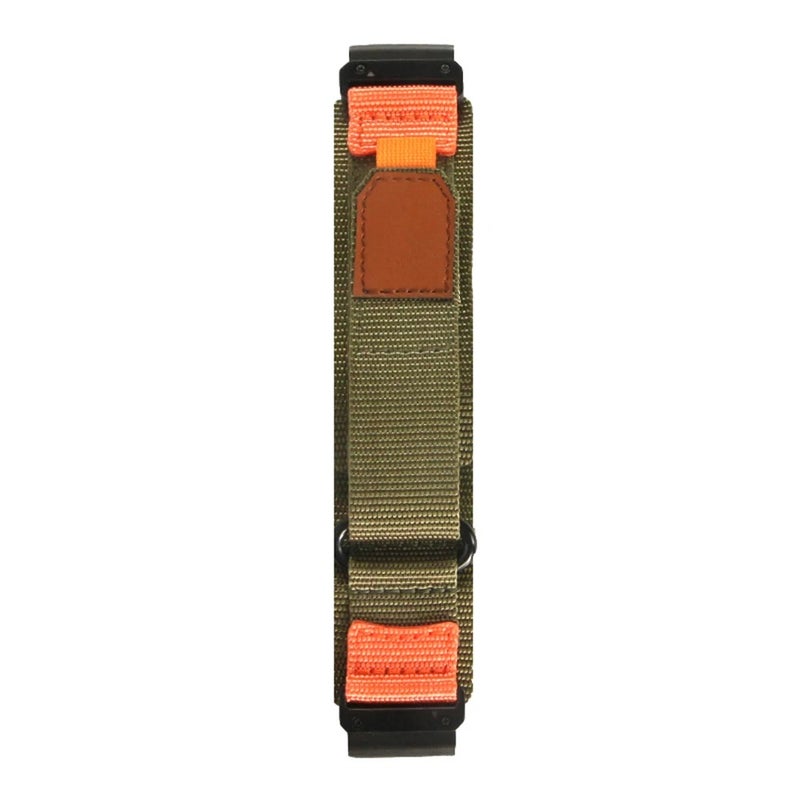 Bluejw Nylon Braided Woven Watch Band 20mm 22mm, Breathable Leather Replacement Strap for Garmin Fenix 7 5 6 Smart Watch - Image 3