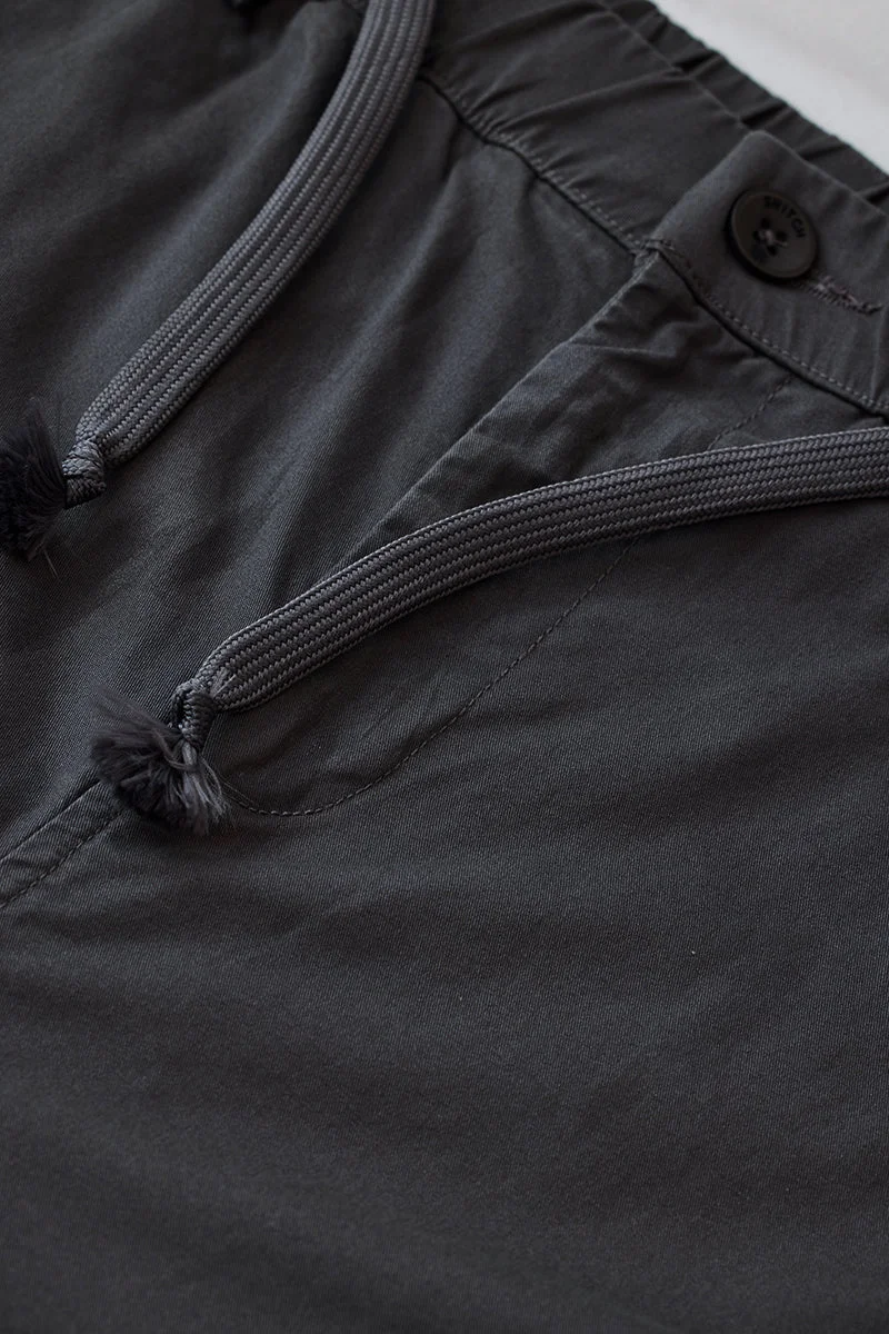 SNITCH Grey Grey Solid Loose Fit Streetwear Cargo for Men | Best Price UAE
