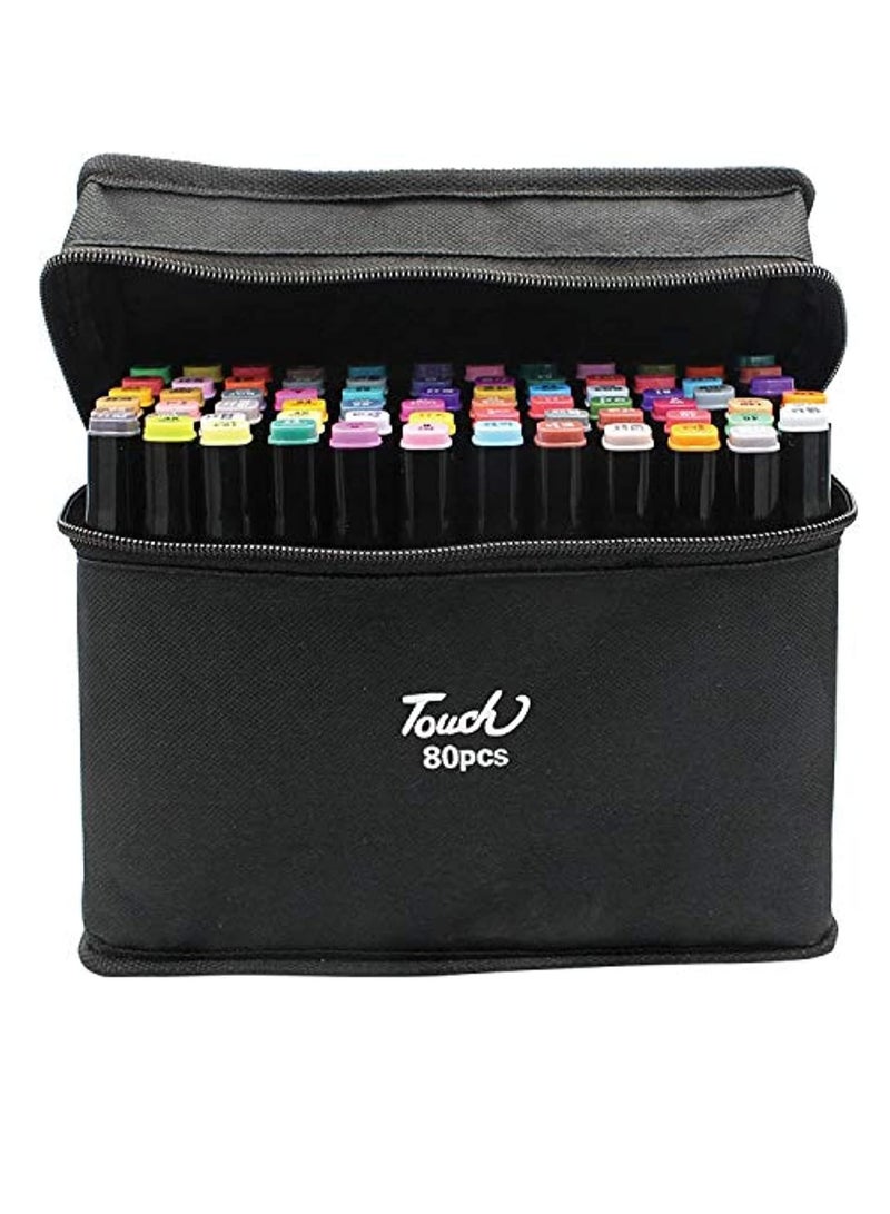 Touch 80 Colors Art Sketch Drawing Twin Marker - Image 1
