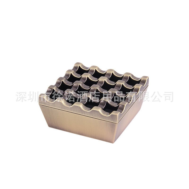 Noyen Brand El Room Special Ashtray Export Creative Sixteen-Hole Windproof Ashtray Metal Ornaments - Image 4