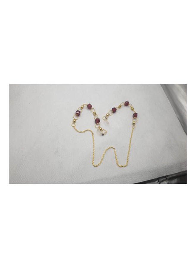 Generic Metal Eyeglass Chain Beaded Spectacles 