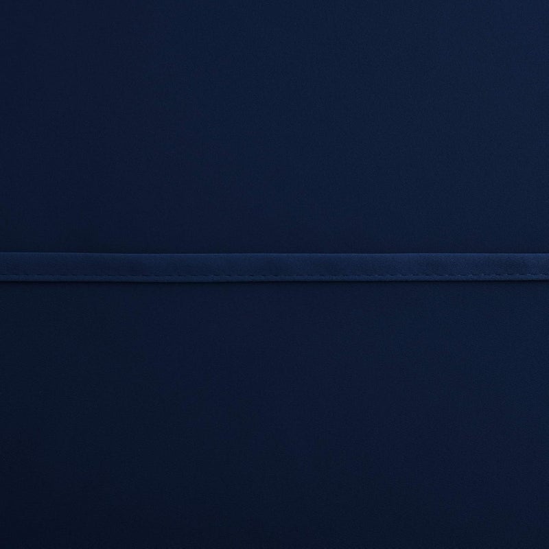 KOUFALL Navy Blue Small Window Curtains, Thermal Short Blackout Curtains for Kitchen Window Over Sink Bathroom Cabinet Bedroom, 34w x 24 Inch Length, Dark Blue - Image 5