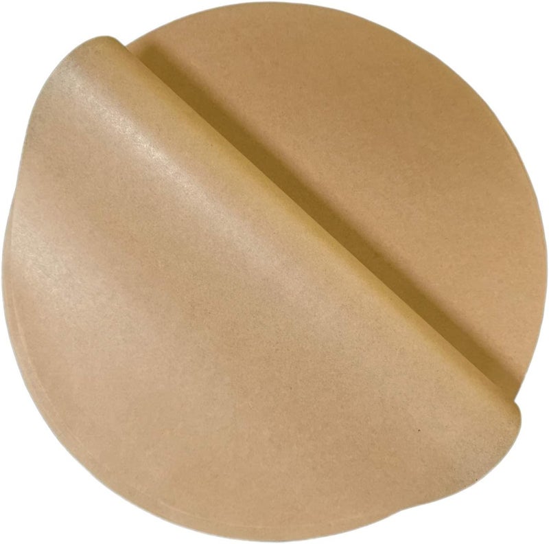 MAKINGTEC Round Parchment Paper, 8 Inch Set of 200, Unbleached Baking Sheets for Springform Pan, Cake Pan, Air Fryer, Grilling, Steaming Bread and More - Image 1