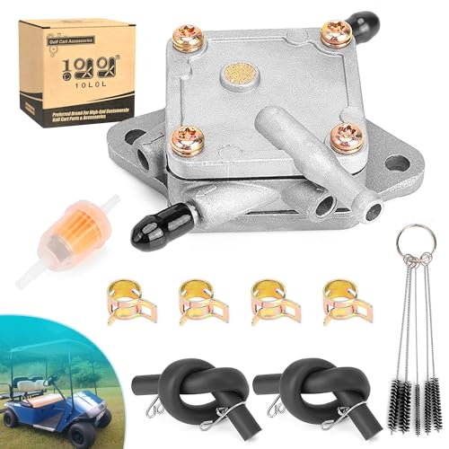 10L0L Fuel Pump for EZGO TXT & Medalist 1994-2003 4-Cycle Gas Golf Cart with 295cc 350cc Robin Engine, Replace OEM# 72021-G01 S5148 - Image 1