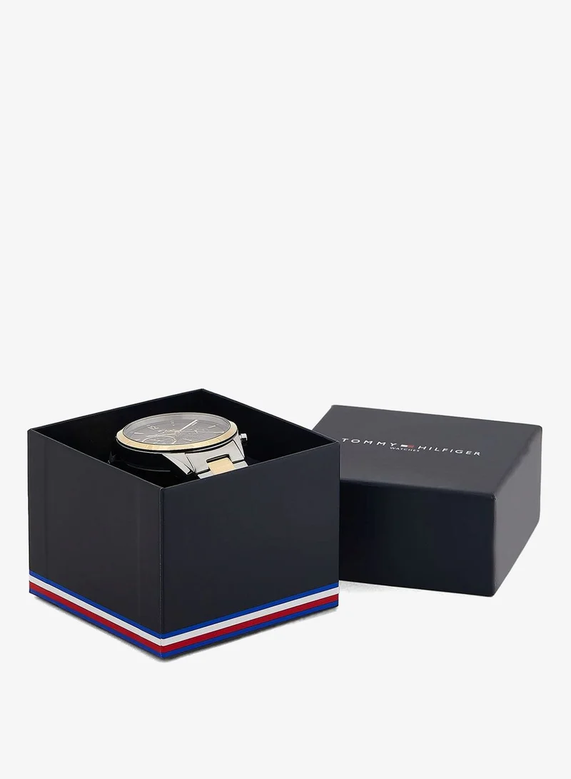 Tommy Hilfiger  Mens Analog Multifunction Quartz Watch With Two-Tone Stainless Steel Bracelet - 1791944 for Men | Best Price UAE