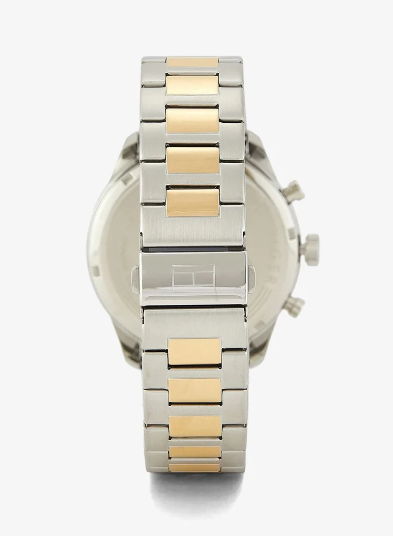 Tommy Hilfiger  Mens Analog Multifunction Quartz Watch With Two-Tone Stainless Steel Bracelet - 1791944 for Men | Best Price UAE