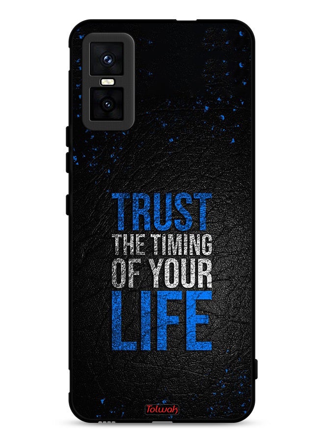 Tolwak Infinix GT 30 Pro Protective Case Cover Trust The Timing Of Your Life - Image 1