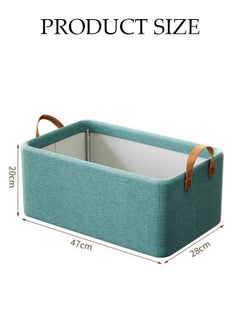 DUNISO 3pcs Foldable Closet Storage Organizer,Wardrobe Clothes Organizer for Clothes Jeans Washable Closet Storage Boxes with Carrying Handles Cube Storage Bin for Home Bedroom Office  - Image 4