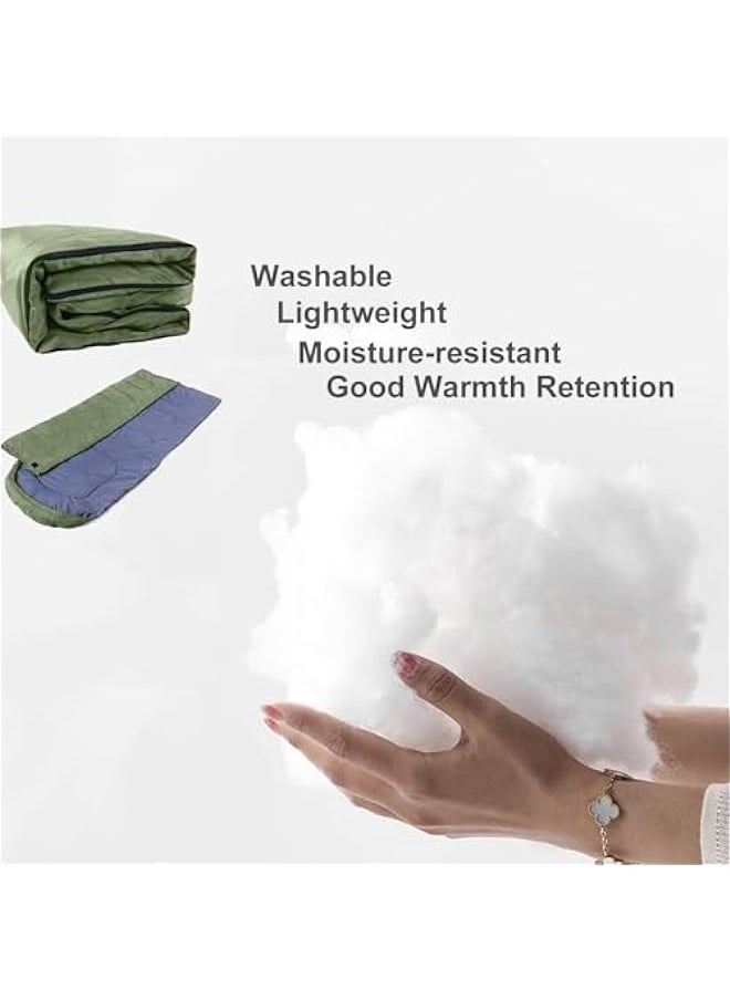 MIXDE Single Sleeping Bag, Lightweight Outdoor Camping Equipment with Compression Sack for Warm and Cool Weather, Waterproof Sleeping Bag for Backpacking, Hiking, Fishing, Traveling  - Image 3