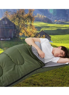 MIXDE Single Sleeping Bag, Lightweight Outdoor Camping Equipment with Compression Sack for Warm and Cool Weather, Waterproof Sleeping Bag for Backpacking, Hiking, Fishing, Traveling  - Image 5