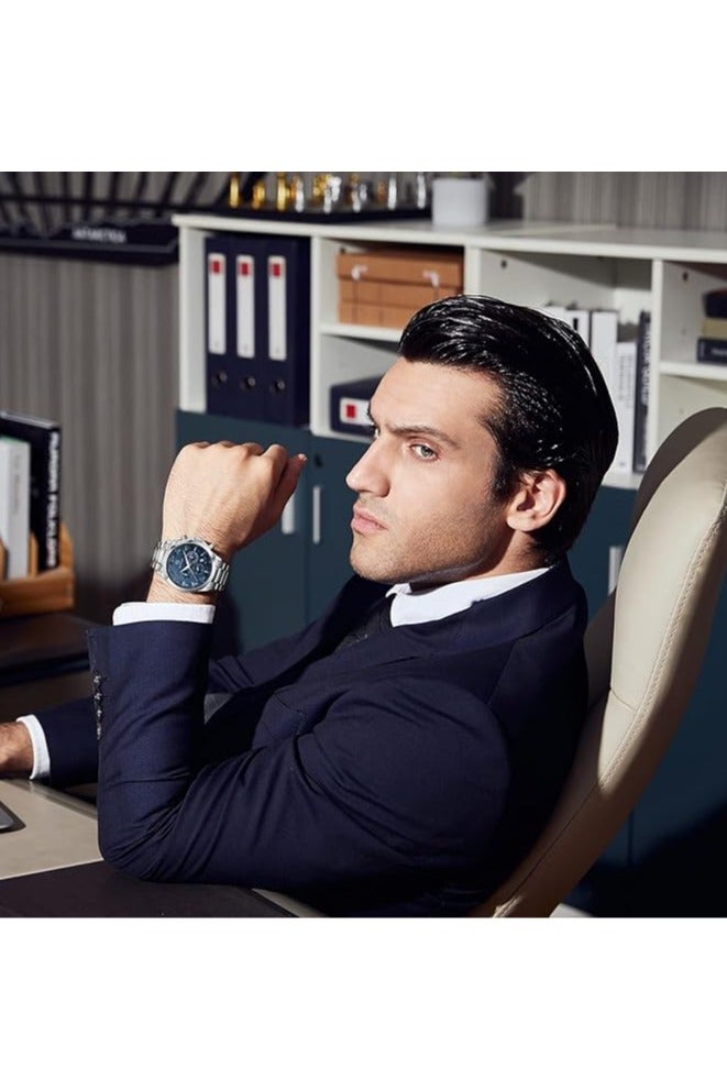 BENYAR Mens Watches Multifunction Chronograph Date Quartz Watch for Men Stainless Steel Band Wrist Watch Gift for Men Casual Business - Image 2