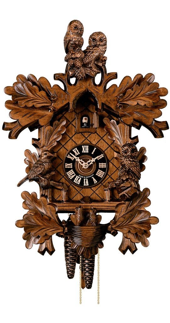 HÃ¶nes Hnes Cuckoo Clock Owls HO 1794nu 