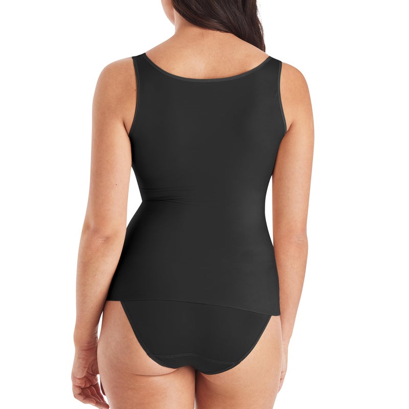 Maidenform womens Comfort Devotion Cami Fl2018 shapewear tops, Black, X-Large US - Image 3
