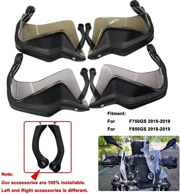 QASULER Motorcycle Handguard Shield for BMW F750 GS F850 GS - Image 2
