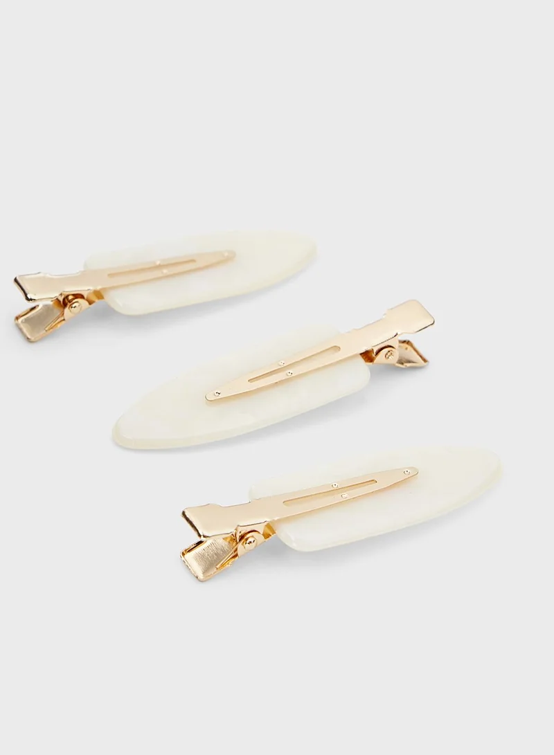 Rubi 3 Pack  Of Chloe Flat Clips