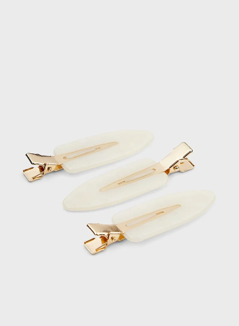 Rubi 3 Pack  Of Chloe Flat Clips
