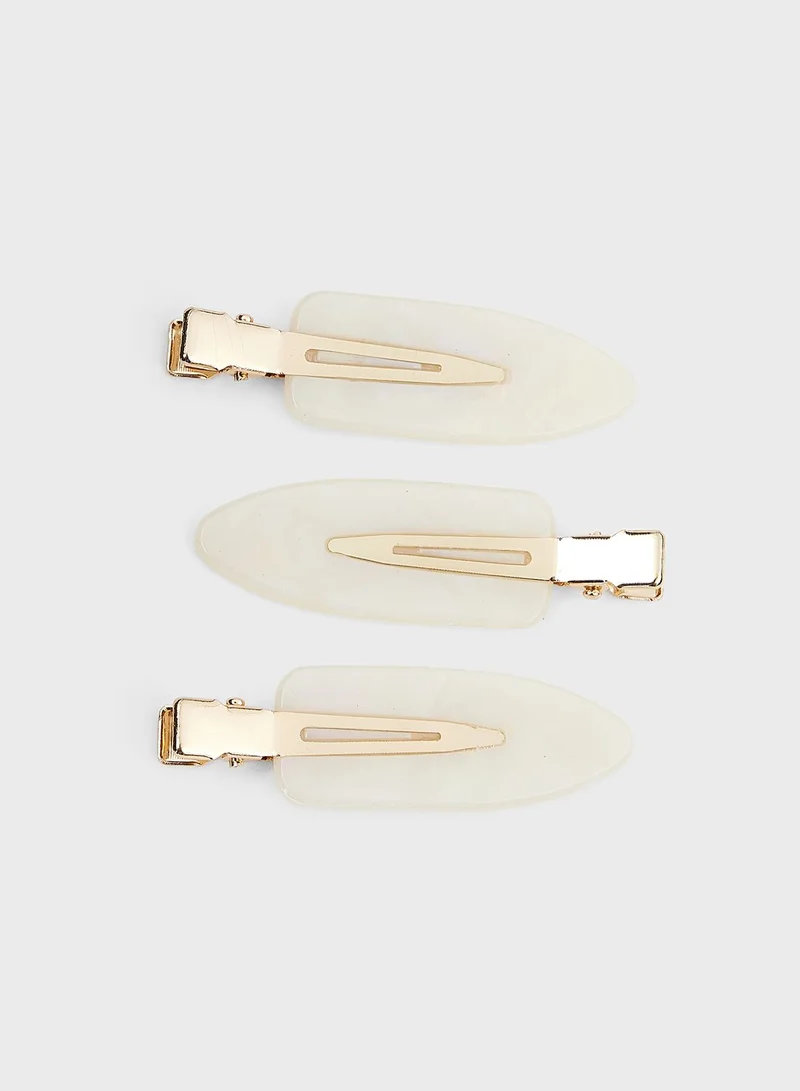Rubi 3 Pack  Of Chloe Flat Clips