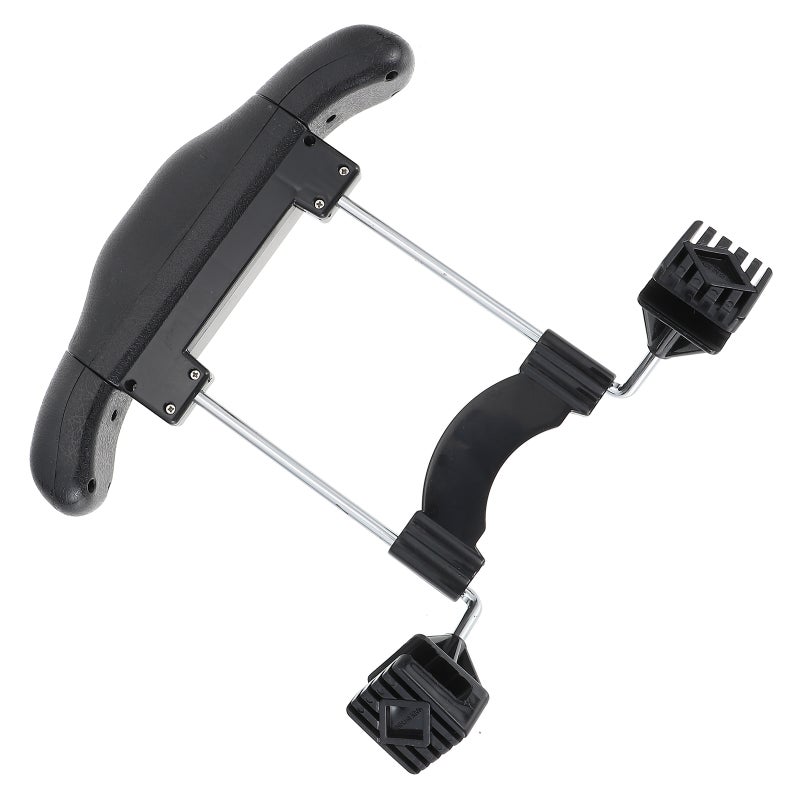 Car Seat Headrest Hanger Clothes Rack Mini Clothes Hanger for Coat Suits Shirts (Black) - Image 1