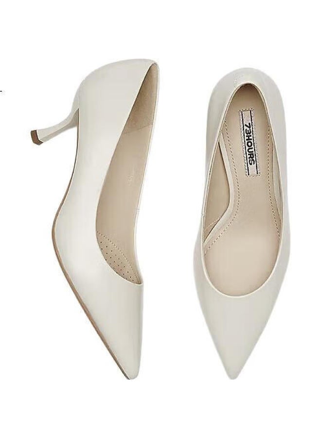 73Hours Liu Yifei Rose Story Same Style Women'S Shoes Brittany Spring New Commuter Fine High Heels Shallow Mouth Single Shoes Women - Image 2