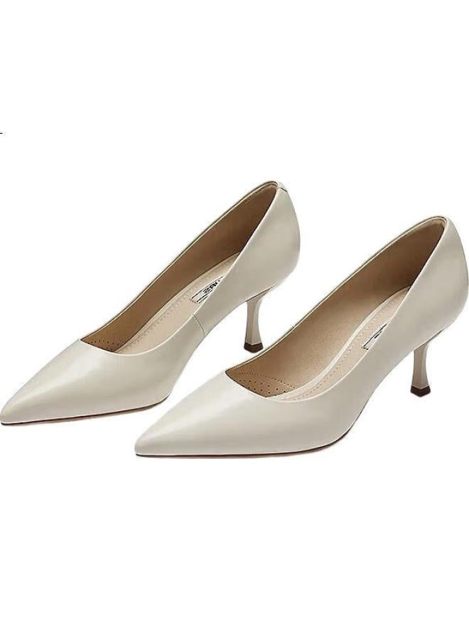 73Hours Liu Yifei Rose Story Same Style Women'S Shoes Brittany Spring New Commuter Fine High Heels Shallow Mouth Single Shoes Women - Image 1