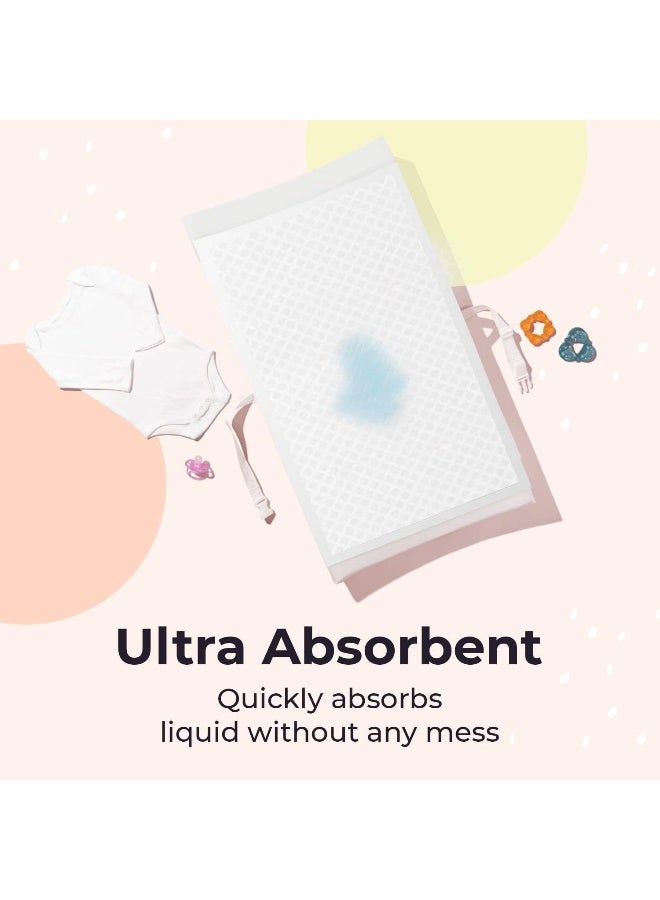 Peekapoo X-Large (30x18) Disposable Changing Pads for Baby â€“ Portable Changing Pad Liners for Mess Free Travel, Ultra Absorbent, Waterproof and Super Soft, 50 Count - Image 4