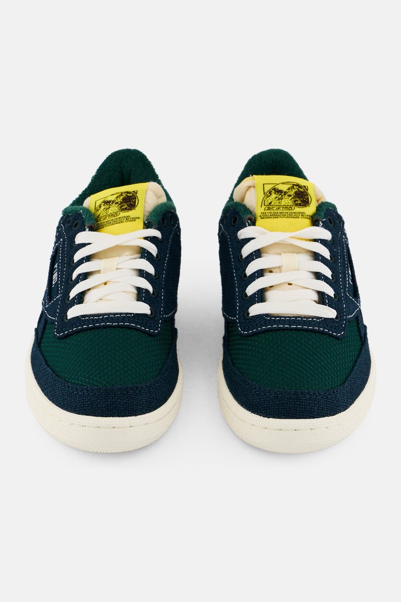 Reebok Kids Boy Club C Revenge Vintage Lace Up Tennis Shoes, Dark Green  - Image 3