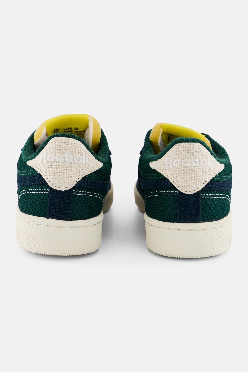 Reebok Kids Boy Club C Revenge Vintage Lace Up Tennis Shoes, Dark Green  - Image 2