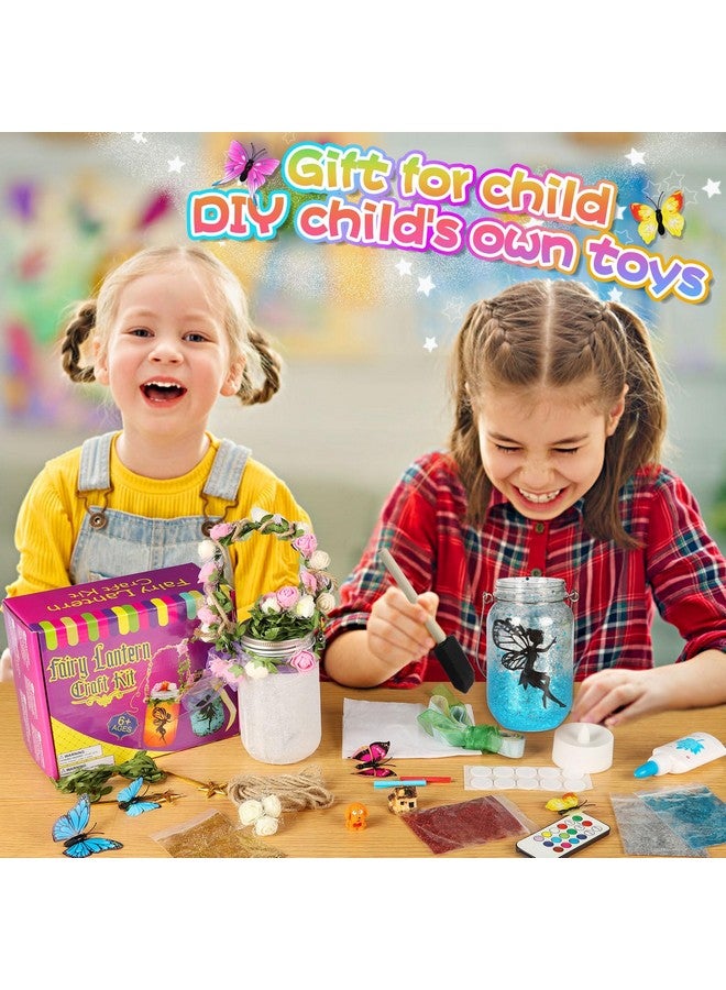Alritz Fairy Lantern Craft Kit - Christmas Gifts For Kids Girls - Remote Control Mason Jar Night Light - Diy Garden Decorations Art Project Ornaments, Creative Activities Birthday Ages 4 5 6 7 8 9+ - Image 2
