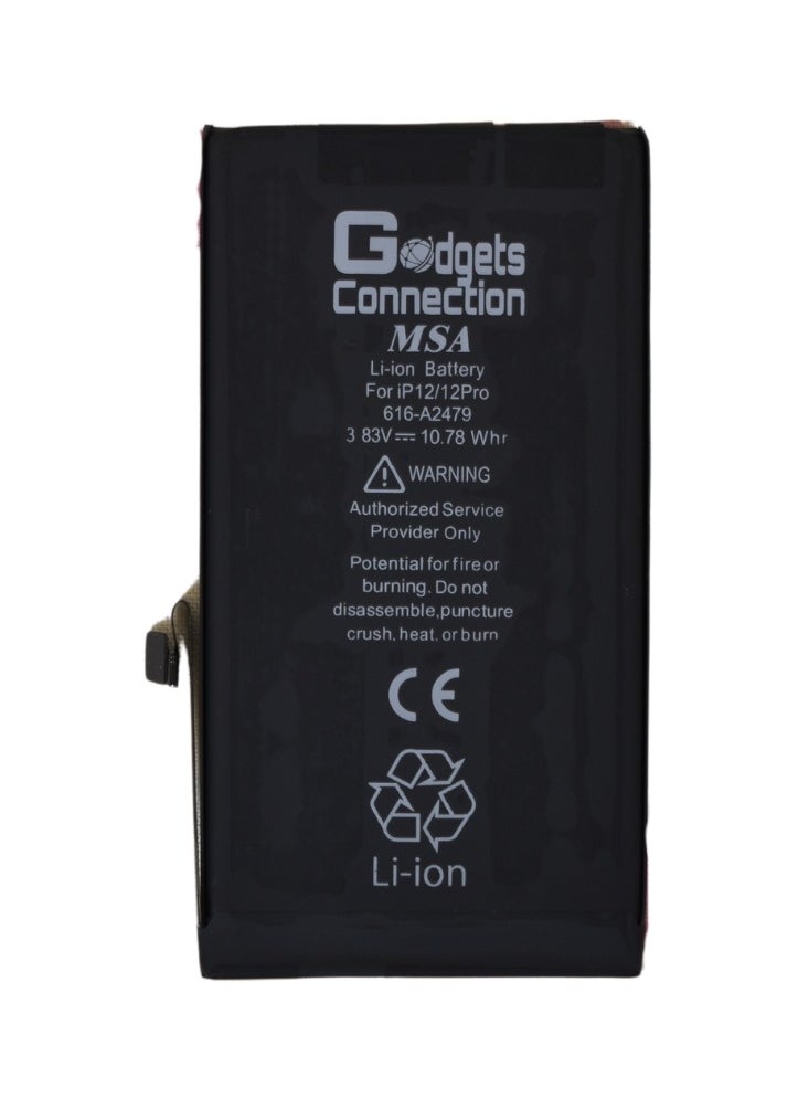 Gadgets Connection - Replacement battery for Apple iPhone 12/12 pro in black - Image 1