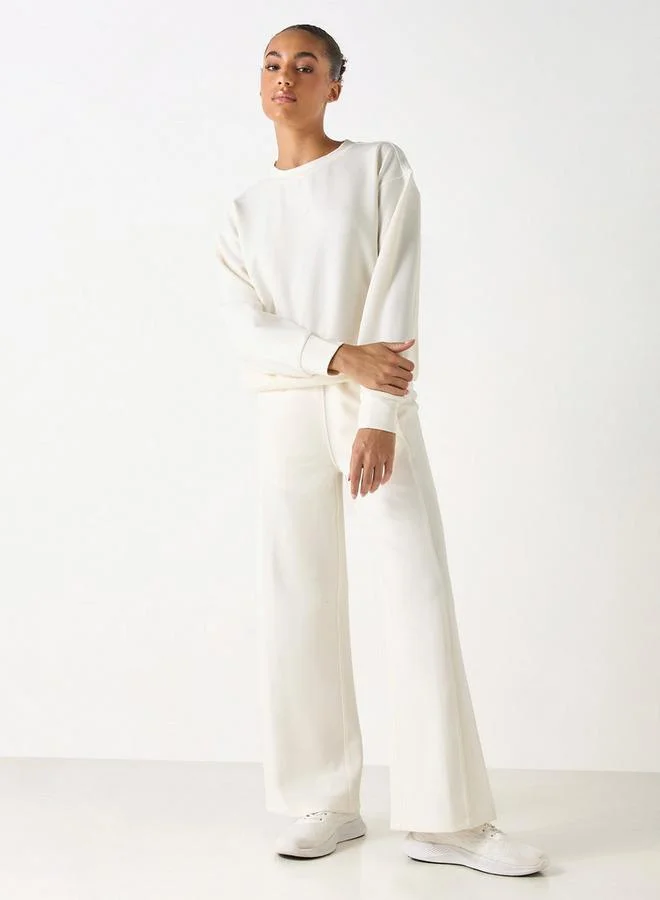 كابا سويت شيرت بأكمام طويلة وطبعات شعار من كابا