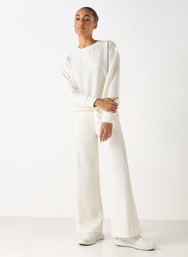 Kappa Logo Print Sweatshirt with Long Sleeves - Image 2