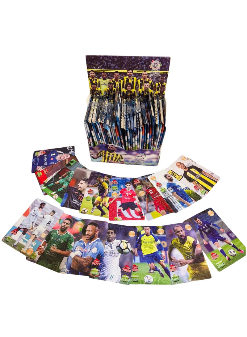 صندوق يحتوي على 288 بطاقة للاعبي كرة القدم روشن