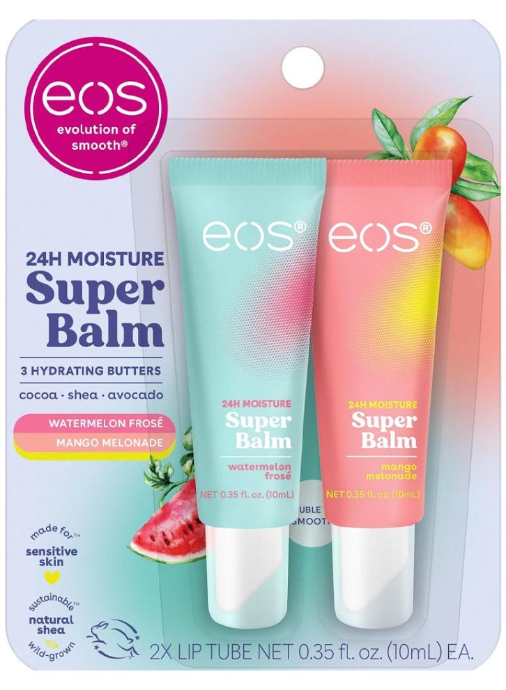 EOS 24H Moisture Super Balm in Iced Watermelon and Mango Melonade - Image 1