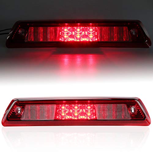 Tresound 3rd Third Brake Light For 2009-2014 Ford F150 F-150 Cargo Light LED High Mount Lamp (Red) - Image 3