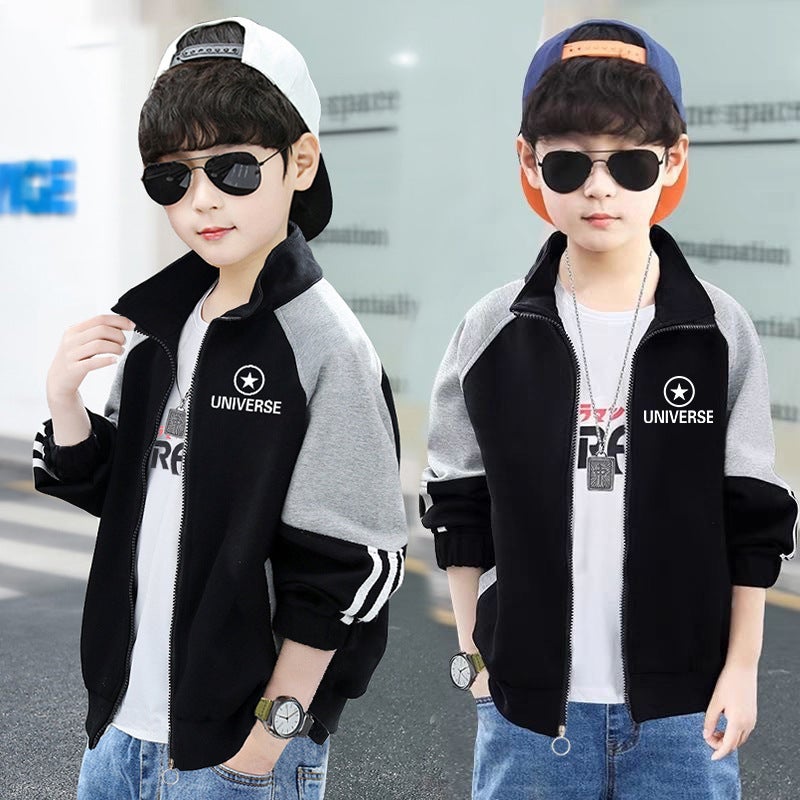 Boys' Lightweight Spring Jacket New Stylish Children'S Baseball Jacket Sports Top Children'S Clothing Boys - Image 3