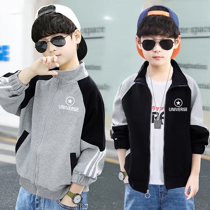 Boys' Lightweight Spring Jacket New Stylish Children'S Baseball Jacket Sports Top Children'S Clothing Boys - Image 2