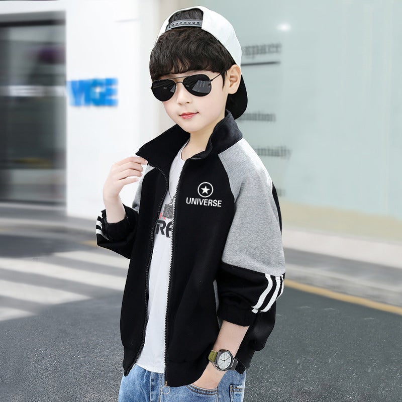 Boys' Lightweight Spring Jacket New Stylish Children'S Baseball Jacket Sports Top Children'S Clothing Boys - Image 5
