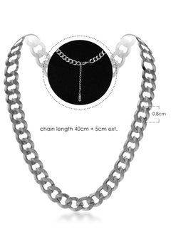AIWANTO Alissa Choker Necklace Silver  - Image 3