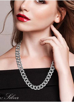 AIWANTO Alissa Choker Necklace Silver  - Image 4