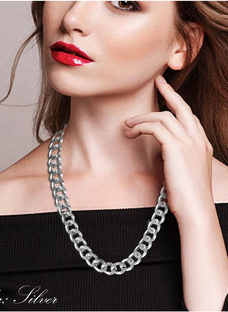 AIWANTO Alissa Choker Necklace Silver  - Image 4