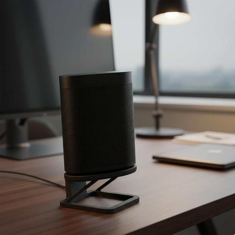 حامل مائل لمكبر صوت سونوس وان باللون الأسود - قاعدة مائلة لتعزيز توجيه الصوت وتحقيق توازن صوتي - Image 3