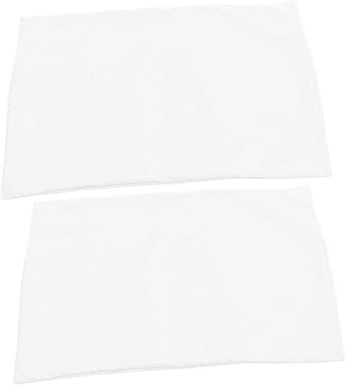 White Small Pillow Covers For Toddlers Boys And Girls Travel Pillowcase Set Of 2 - Image 1