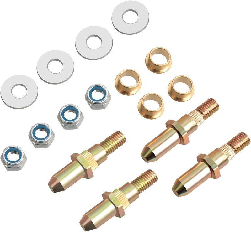 NDRUSH Door Hinge Pin Bushing Lock Nuts Repair Kits Compatible with Chevy Silverado Suburban GMC Sierra - Image 1