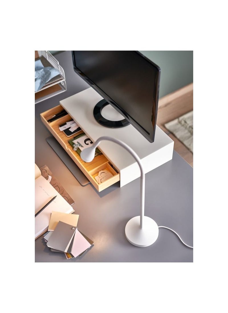 Generic - Screen table with white drawer - Image 1