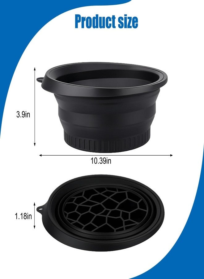 TRIVOT Ice Face Bowl Collapsible with Built-In Tray Silicone, Face Ice Bowl for Facial Ice Bath, Cold Plunge Skin Care Tub For Unisex (Multicolor) - Image 2