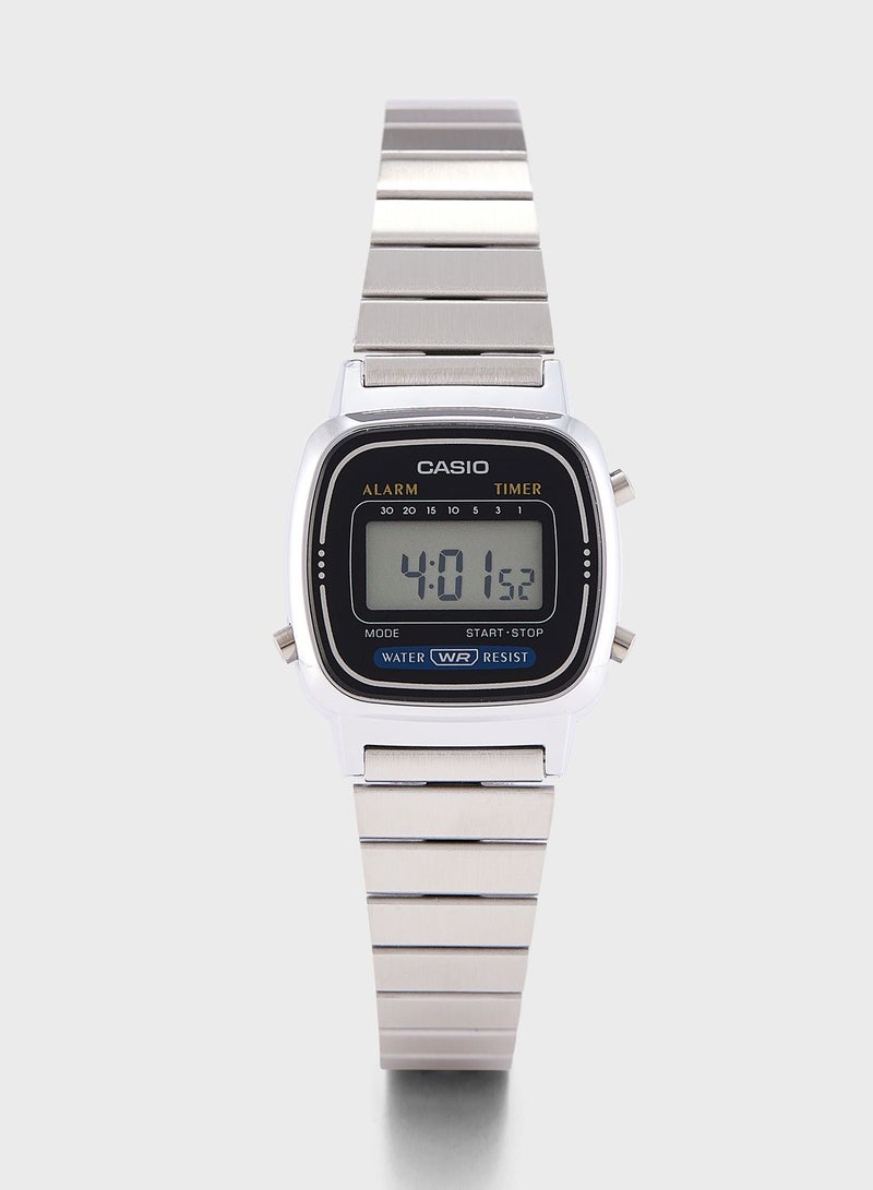 CASIO LA670WA-1DF Vintage Digital Watch - Image 1